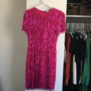 🌿 Vintage Pink Sequin Dress